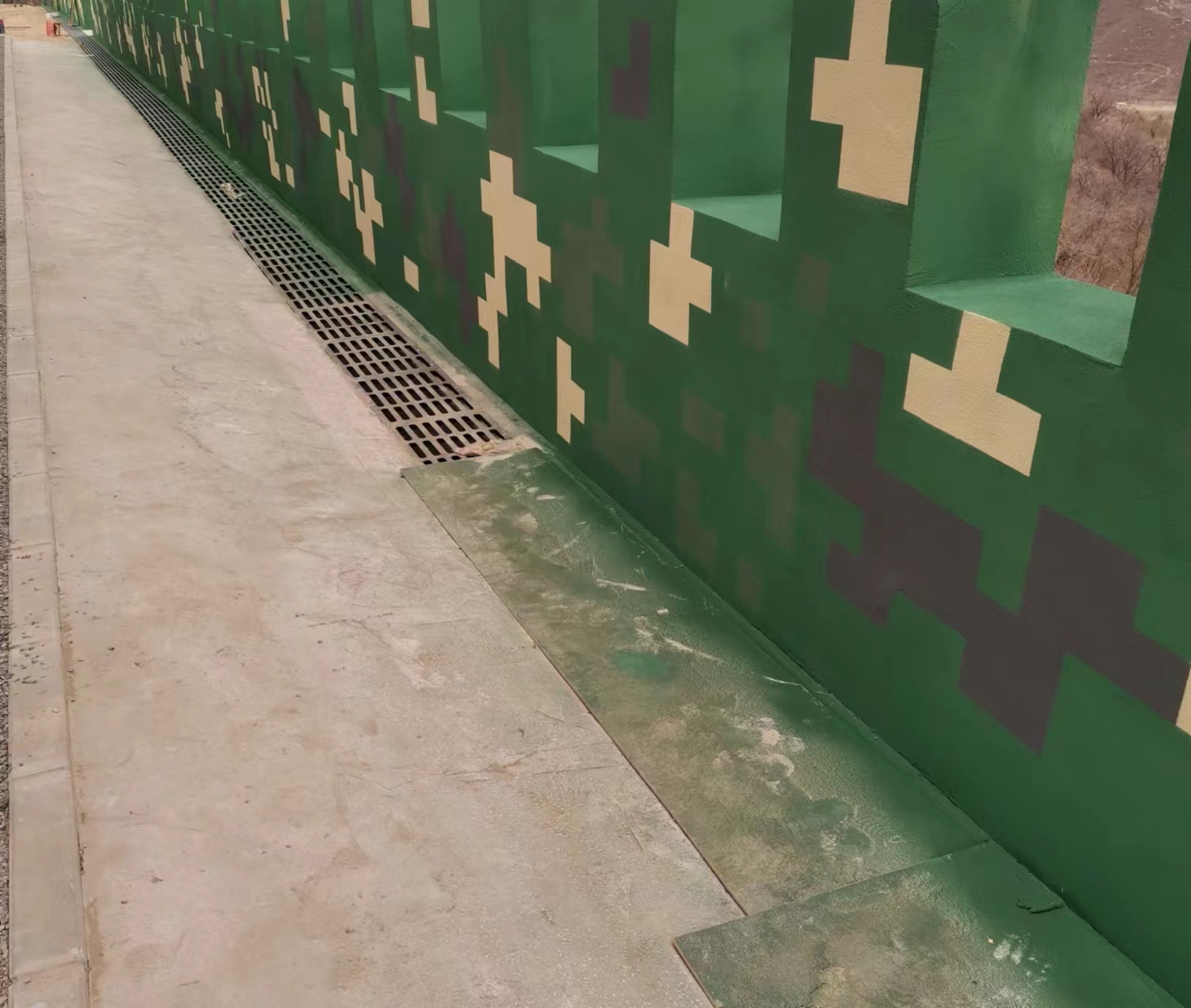 晋中围墙迷彩喷涂,数迷彩漆